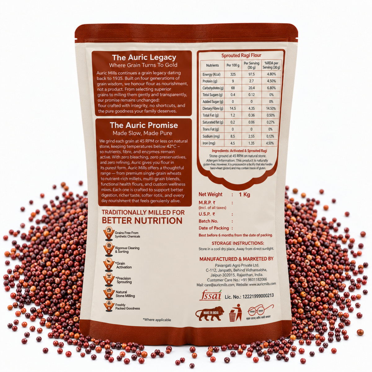 Sprouted Ragi Flour