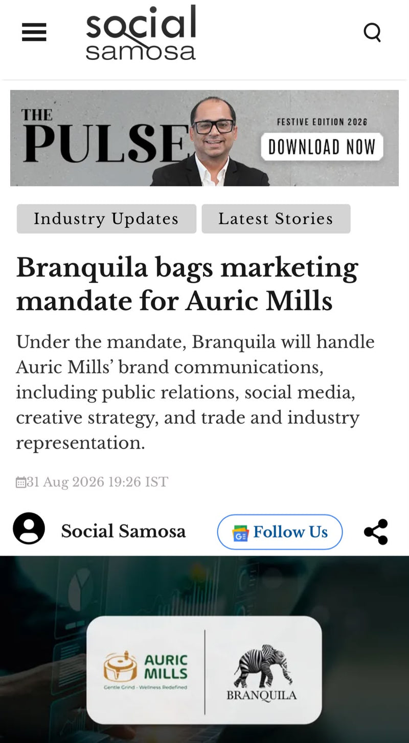 Branquila Bags Marketing Mandate for Auric Mills