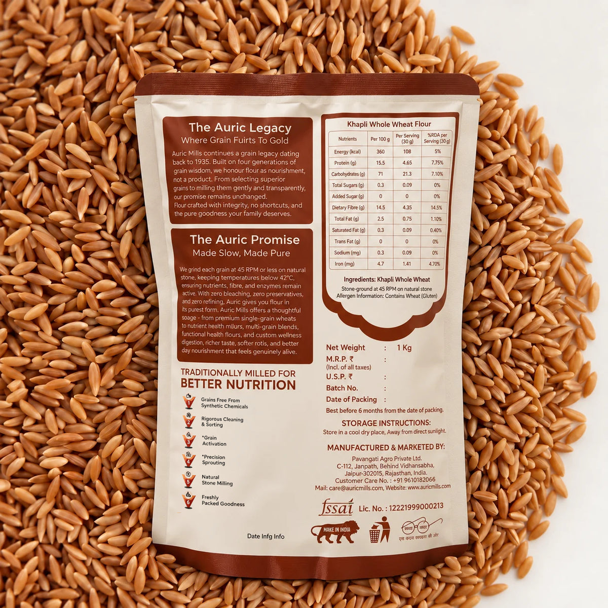 Khapli Whole Wheat Flour