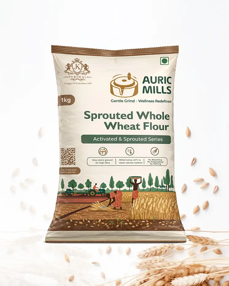 Sprouted Sharbati Whole Wheat Flour