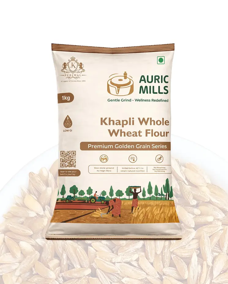 Khapli (Emmer)  Whole Wheat Flour (1 Kg)